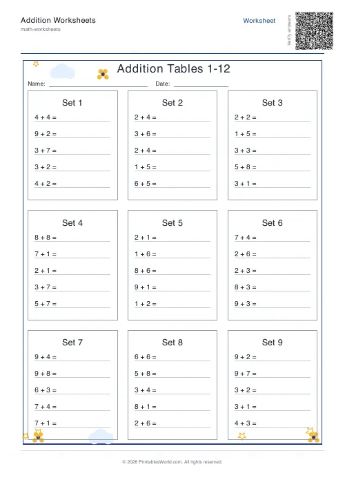 Math Worksheets printables