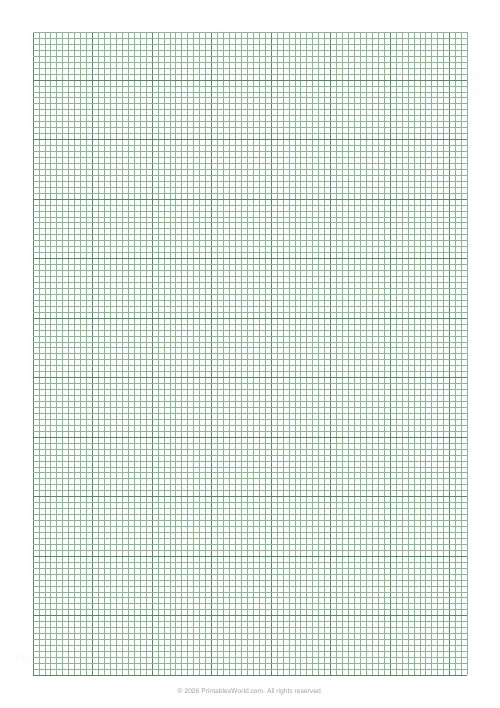 Free printable graph paper — Green (engineering) — PDF download