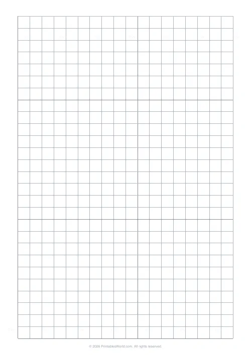 Free printable graph paper — 10 mm (1 cm) — PDF download