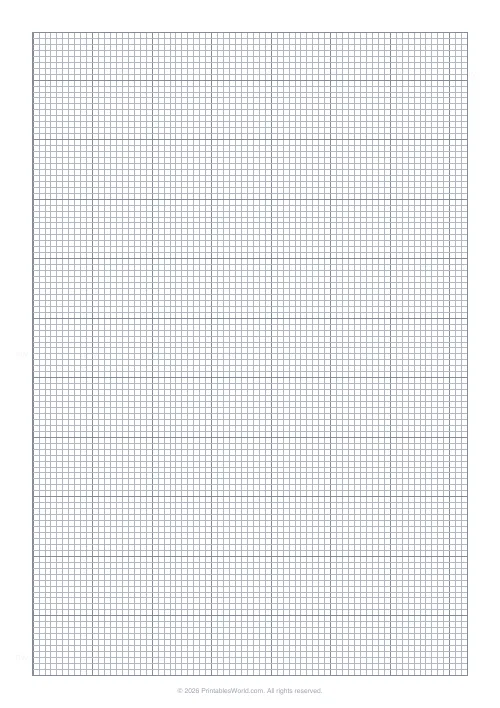 Free printable diamond painting canvas grid (grey lines), PDF download