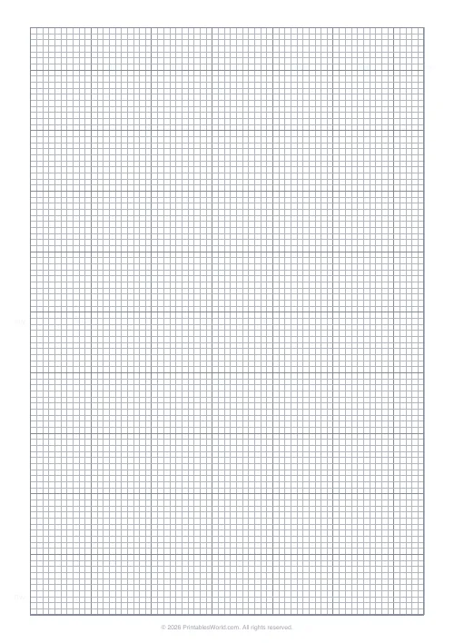 Free printable diamond painting canvas grid (2.8 mm square drills), PDF download
