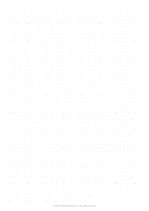 Free printable graph paper — Dot grid — PDF download
