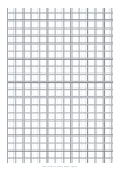 Free printable graph paper — 2 mm — PDF download