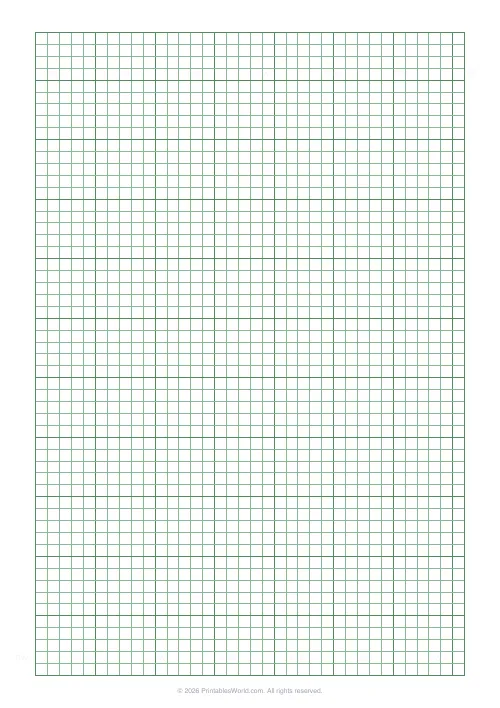 Free printable graph paper — Green (engineering) — PDF download