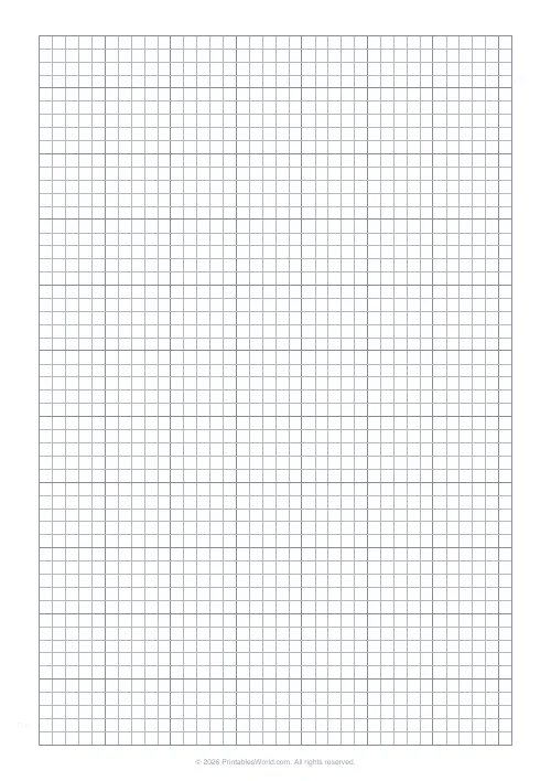 Free printable graph paper — Medium — PDF download