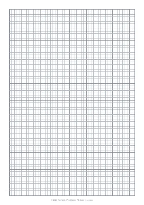 Free printable graph paper — 2.5 mm — PDF download