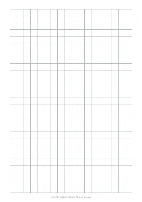 Free printable graph paper — 10 mm (1 cm) — PDF download