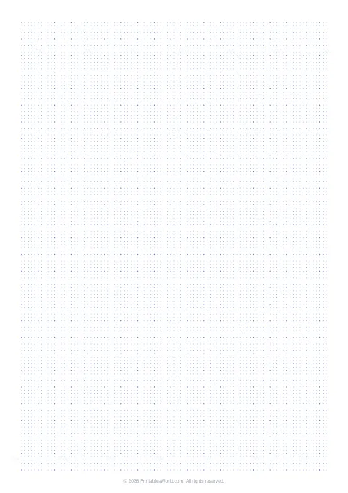 Free printable graph paper — Dot grid — PDF download