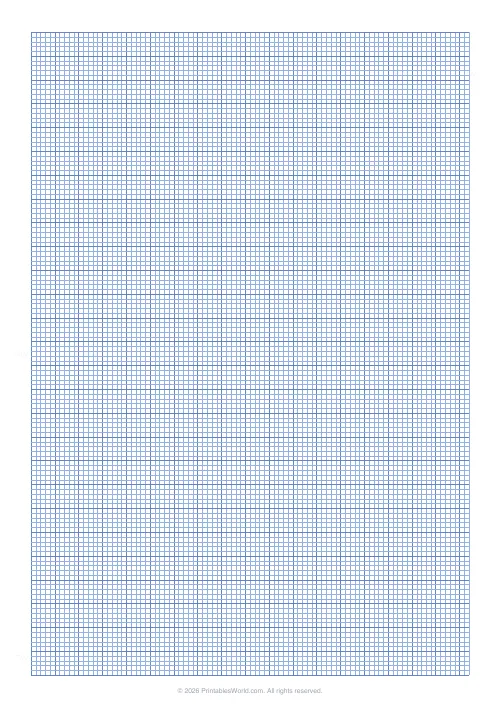 Free printable graph paper — 2 mm — PDF download