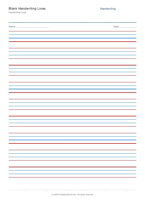 Free printable handwriting practice — Kalam — PDF download