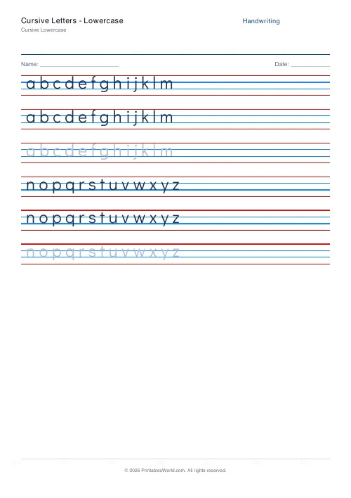 Free printable handwriting practice — Didact Gothic (print) — PDF download
