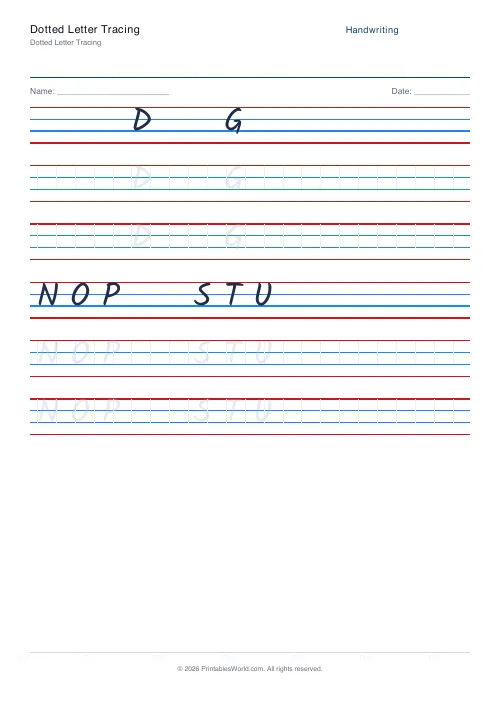 Free printable handwriting practice — Kalam — PDF download