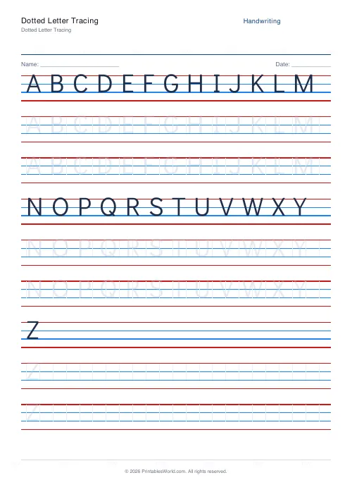 Free printable handwriting practice — Didact Gothic (print) — PDF download