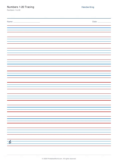 Free printable handwriting practice — Kalam — PDF download