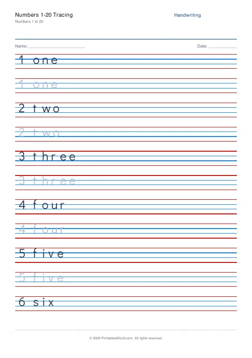 Free printable handwriting practice — Didact Gothic (print) — PDF download