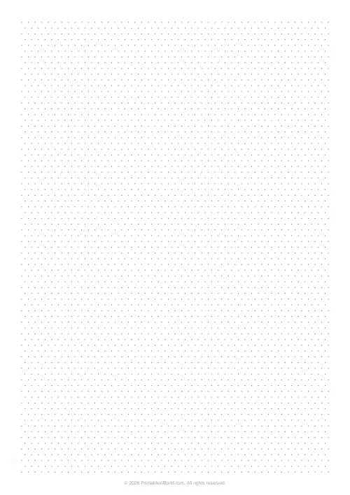Free printable isometric dot paper — 4 mm — PDF download