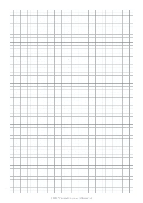 Free printable graph paper — Medium — PDF download