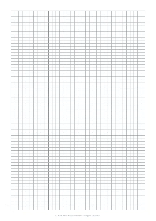 Free printable graph paper — 2.5 mm — PDF download