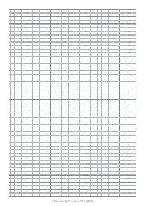 Free printable graph paper — 2 mm — PDF download