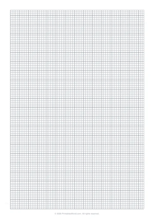 Free printable graph paper — 2.5 mm — PDF download