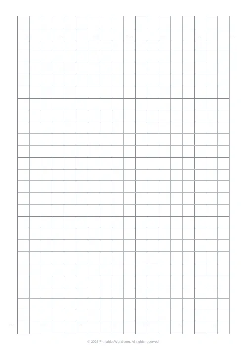 Free printable graph paper — 10 mm (1 cm) — PDF download