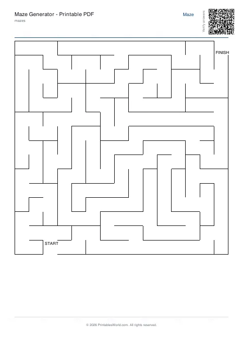 Mazes printables