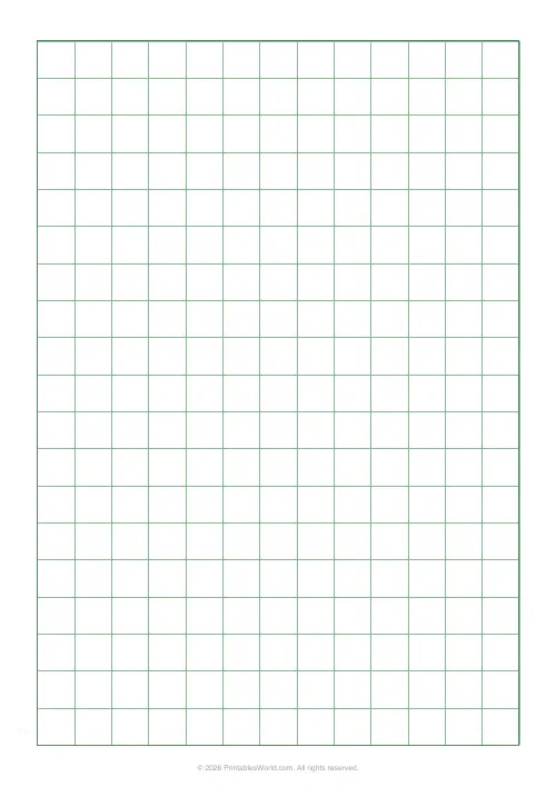 Free printable graph paper — Green (engineering) — PDF download