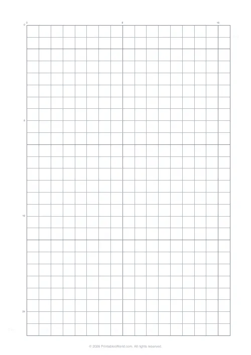 Free printable graph paper — Medium — PDF download