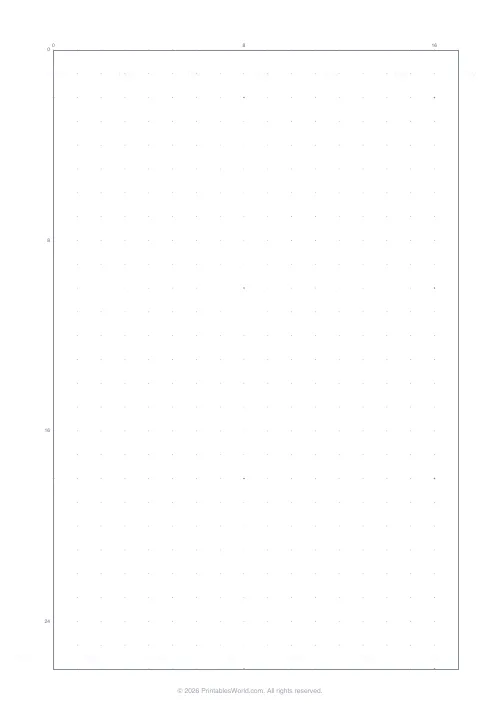 Free printable graph paper — Dot grid — PDF download
