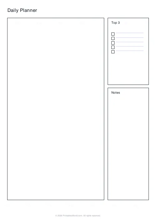 Planners printables