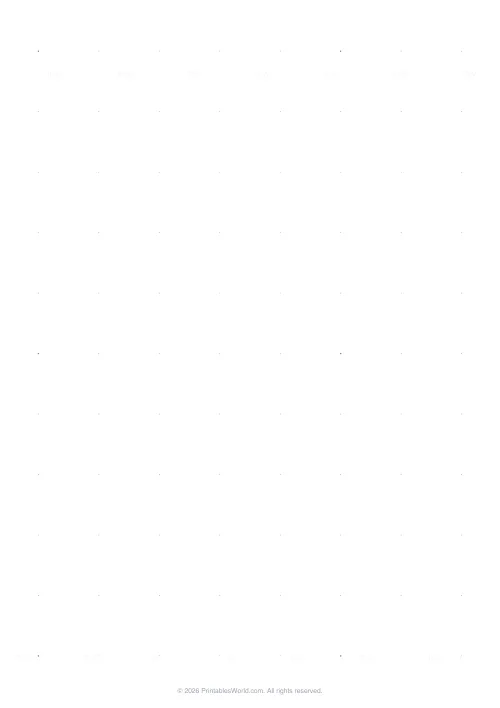 Free printable graph paper — Dot grid — PDF download