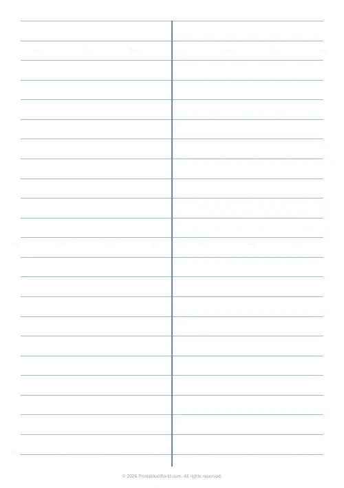 Free printable steno / shorthand paper — 12 mm — PDF download